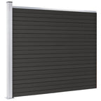VidaXL Schuttingpaneel 175x146 cm HKC grijs