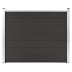Vidaxl schuttingpaneel 180x146 cm hkc zwart