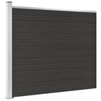 VidaXL Schuttingpaneel 175x146 cm HKC zwart