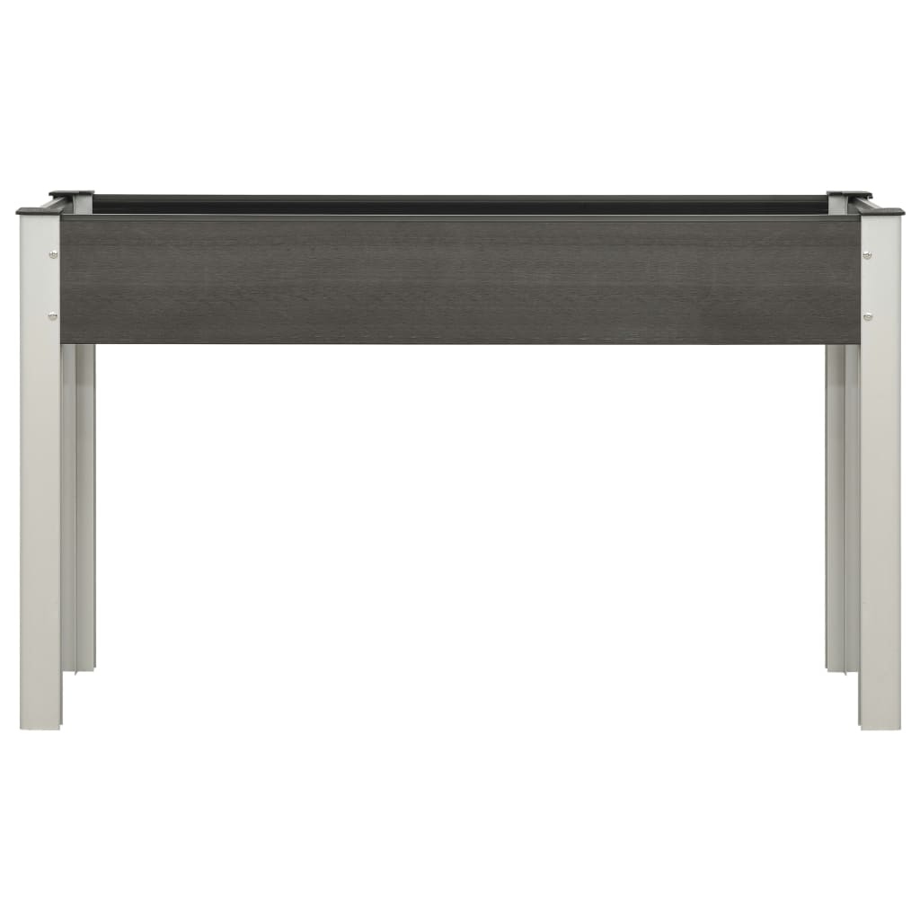 VidaXL Plantenbak verhoogd 125x40x75 cm HKC grijs