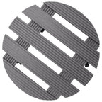 VidaXL Plantentrolleys 2 st Ø30x7,5 cm HKC grijs
