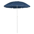 VidaXL Parasol met stalen paal 180 cm blauw