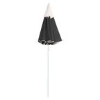 Vidaxl parasol met stalen paal 180 cm antracietkleurig