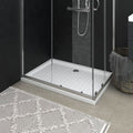 Vidaxl douchebak met noppen 70x100x4 cm abs wit