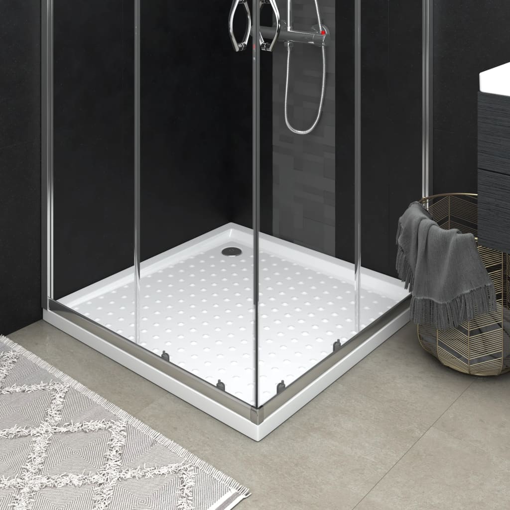 Vidaxl douchebak met noppen 80x80x4 cm abs wit