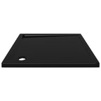 Vidaxl douchebak vierkant 80x80 cm abs zwart