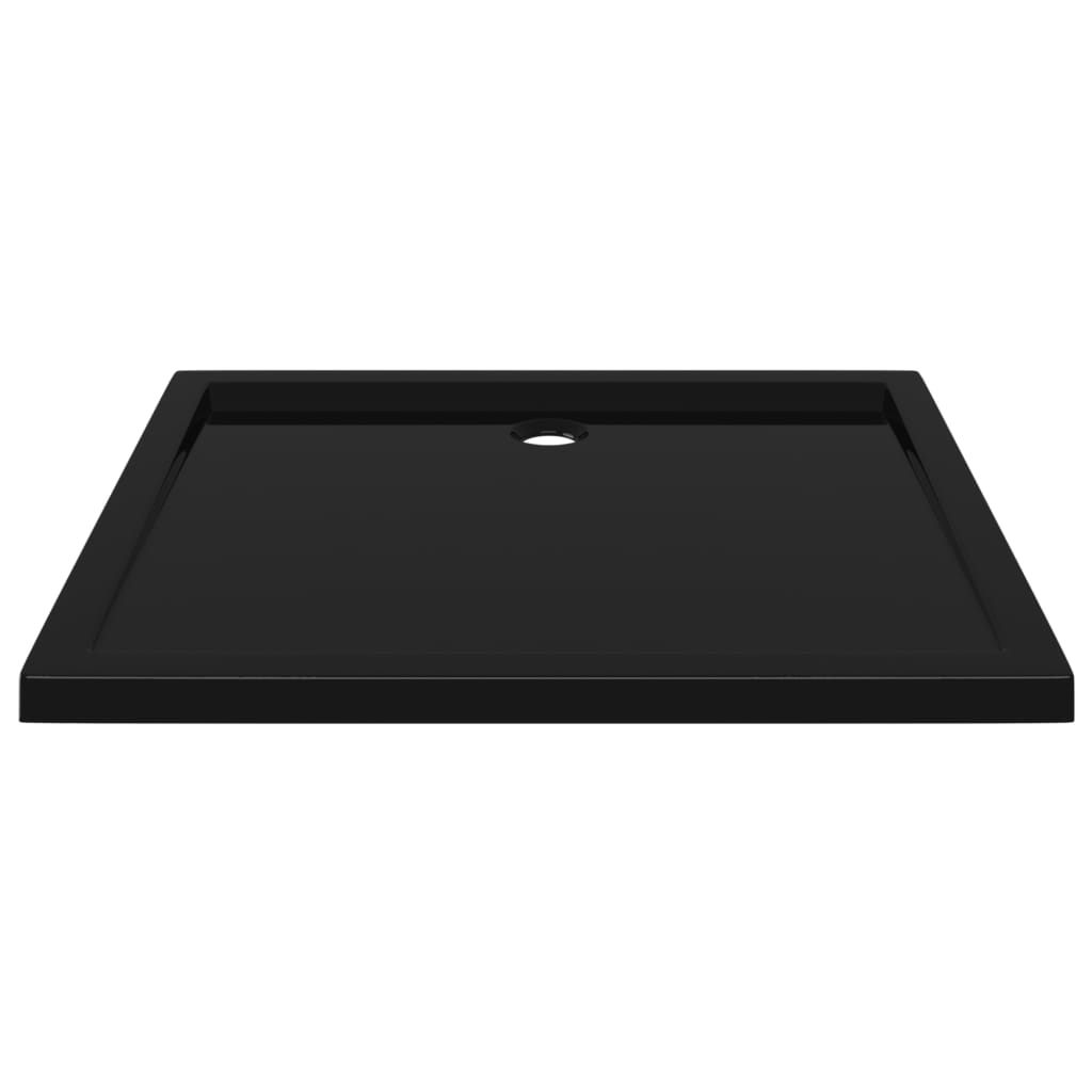 Vidaxl douchebak rechthoekig 80x90 cm abs zwart