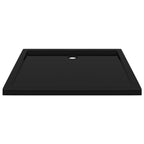 Vidaxl douchebak rechthoekig 80x90 cm abs zwart