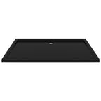 Vidaxl douchebak rechthoekig 80x120 cm abs zwart