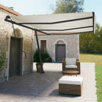 VidaXL Luifelpaalset 600x245 cm ijzer antracietkleurig