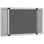 Vidaxl raamhor uitschuifbaar (75-143)x50 cm wit