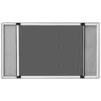 Vidaxl raamhor uitschuifbaar (75-143)x50 cm wit