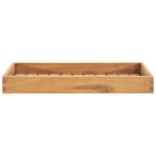Vidaxl dienblad 60x35 cm massief teakhout