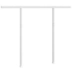 Vidaxl luifelpaalset 300x245 cm ijzer wit