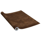 Vidaxl deurfolies zelfklevend 4 st 210x90 cm pvc donkereikenkleurig