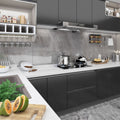 Vidaxl meubelfolies zelfklevend 2 st 500x90 cm pvc zwart