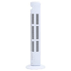 VidaXL Torenventilator met afstandsbediening en timer ø24x80 cm wit