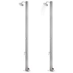 Vidaxl buitendouche 215 cm roestvrij staal