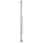Vidaxl buitendouche 220 cm roestvrij staal