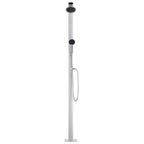 Vidaxl buitendouche 215 cm aluminium