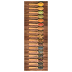 Vidaxl keukenmat wasbaar spoons 60x300 cm