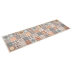 Vidaxl keukenmat wasbaar mosaic colour 45x150 cm