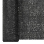 Vidaxl privacynet 150 g m² 3,6x50 m hdpe zwart