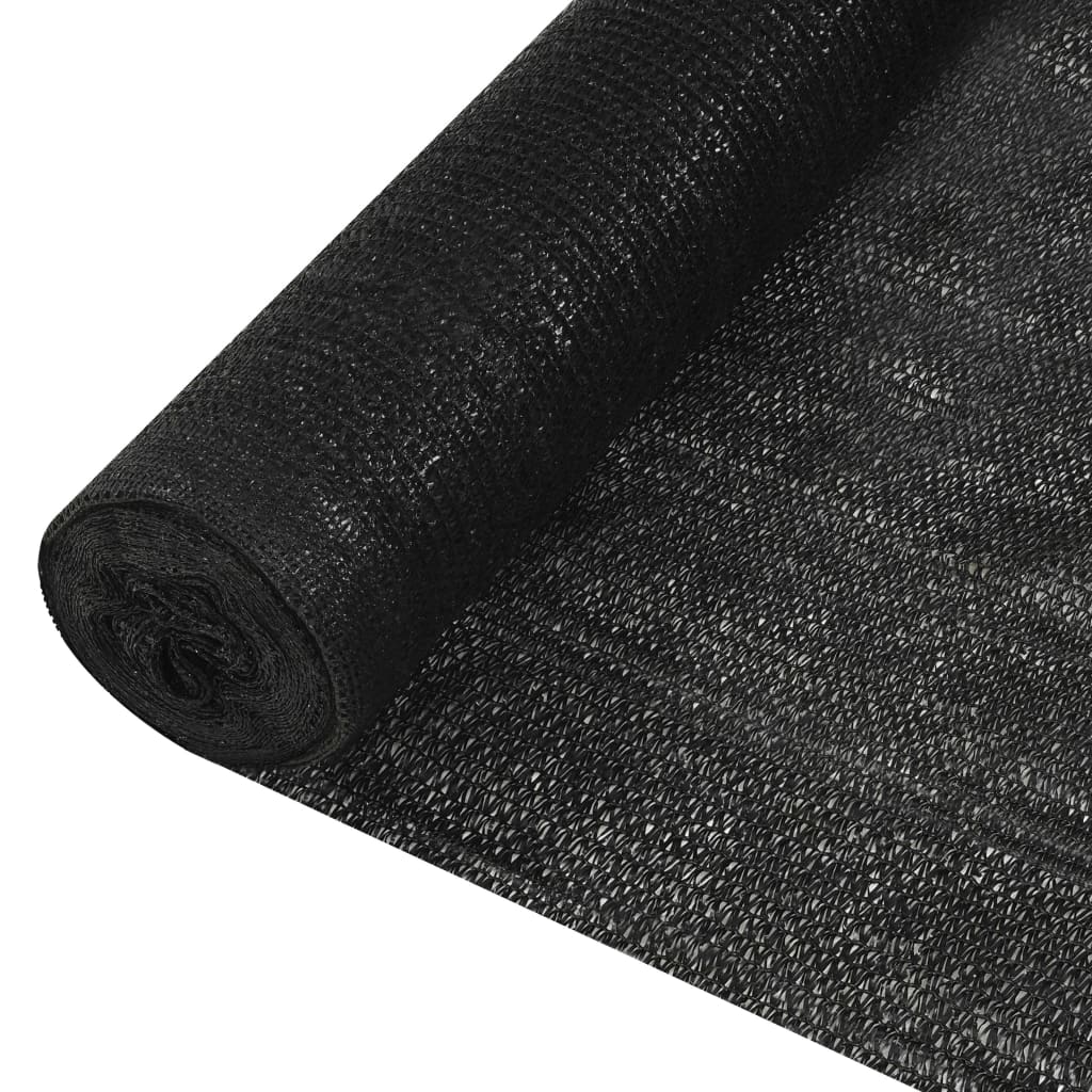 Vidaxl privacynet 195 g m² 1x50 m hdpe zwart