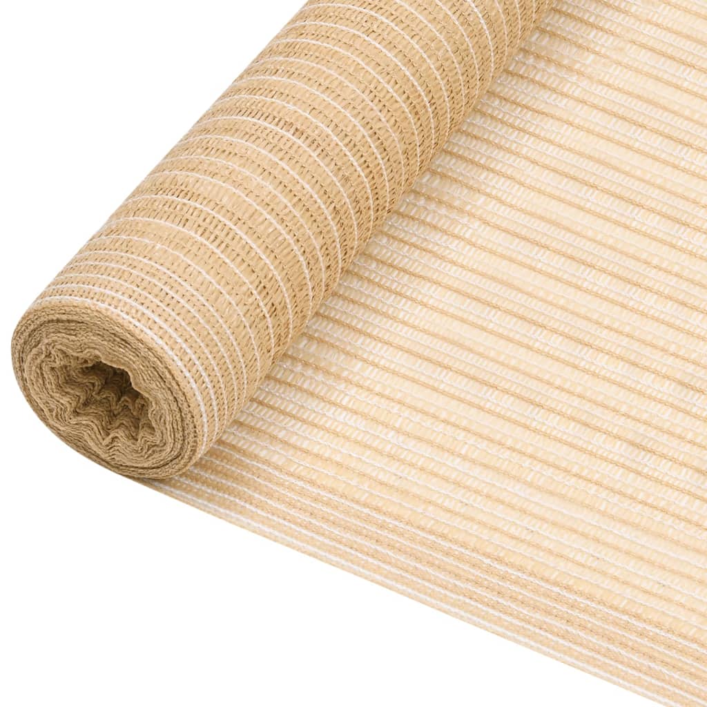 VidaXL Privacynet 75 g/m² 1,8x50 m HDPE beige