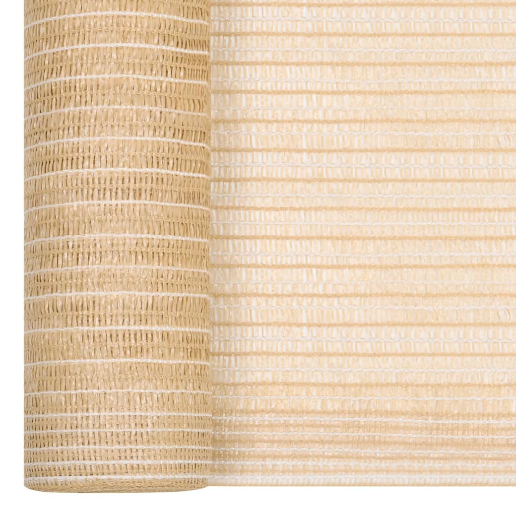 VidaXL Privacynet 75 g/m² 2x50 m HDPE beige