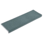 Vidaxl trapmatten 15 st 65x21x4 cm zeeblauw rechthoekige rand