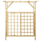 VidaXL Pergola voor 2 containers geïmpregneerd grenenhout