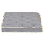 Vidaxl bankkussen pallet 120x80x10 cm antracietkleurig