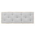 VidaXL Bankkussen pallet 120x40x7 cm grijs