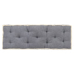 VidaXL Bankkussen pallet 120x40x7 cm blauw