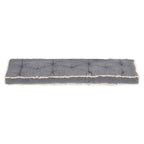 VidaXL Bankkussen pallet 120x40x7 cm blauw