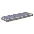VidaXL Bankkussen pallet 120x40x7 cm blauw