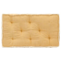 VidaXL Bankkussen pallet 73x40x7 cm geel