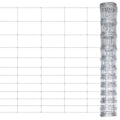 Vidaxl hek 50 m 150 cm gegalvaniseerd staal zilverkleurig