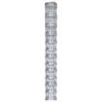 VidaXL Hek 50 m 150 cm gegalvaniseerd staal zilverkleurig