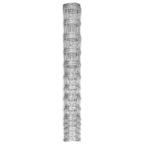 Vidaxl hek 50 m 150 cm gegalvaniseerd staal zilverkleurig