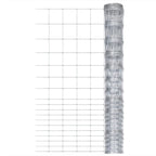Vidaxl hek 50x1,5 m gegalvaniseerd staal zilverkleurig