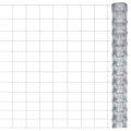 Vidaxl tuinhek 50x1,25 m gegalvaniseerd staal zilverkleurig