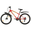 VidaXL Mountainbike 21 versnellingen 26 inch wielen 42 cm rood