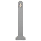 Vidaxl waterzuil met kraan steen-look lichtgrijs