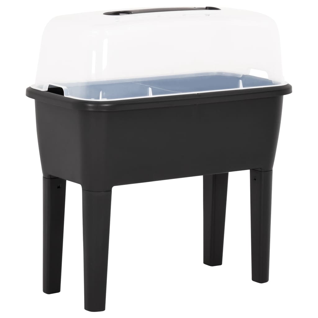 Vidaxl plantenbak verhoogd 77x38,7x82 cm pp