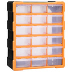 Vidaxl organiser met 18 medium lades 38x16x47 cm