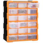 Vidaxl organiser met 18 medium lades 38x16x47 cm