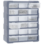 Vidaxl organiser met 18 medium lades 38x16x47 cm