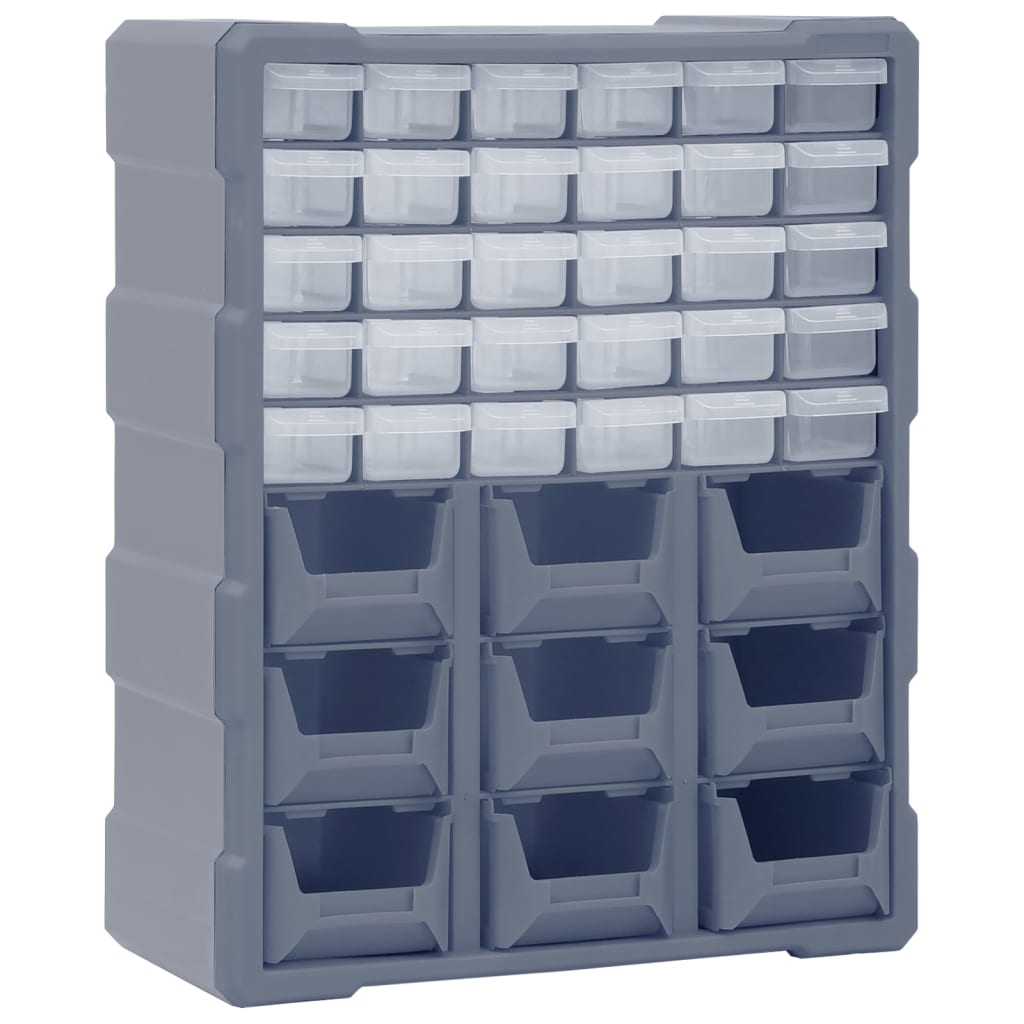 Vidaxl organiser met 39 lades 38x16x47 cm